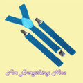 Aqua Turquoise Formal Groomsmen Groom Wedding Mens Braces Suspenders