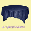 Navy Blue Taffeta Crinkle Table Overlay Decorations 72 inches x 25 For Hire
