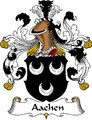 Aachen German Coat of Arms Large Print Aachen German Family Crest