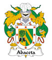 Abaceta Spanish Coat of Arms Large Print Abaceta Spanish Family Crest