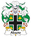Abaeto Spanish Coat of Arms Large Print Abaeto Spanish Family Crest