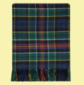 Allison Modern Clan Tartan Lambswool Blanket Throw