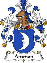 Ammon German Coat of Arms Large Print Ammon German Family Crest - For ...