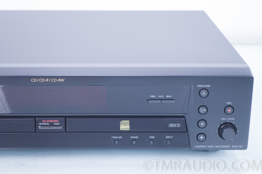 Sony RCDW1 Dual Disc CD Recorder; Dual Deck Player The Music Room
