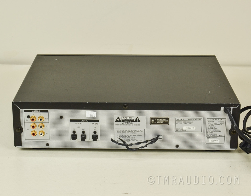 Sony RCDW1 Dual Tray CD Recorder / Player / CD Dubbing The Music Room