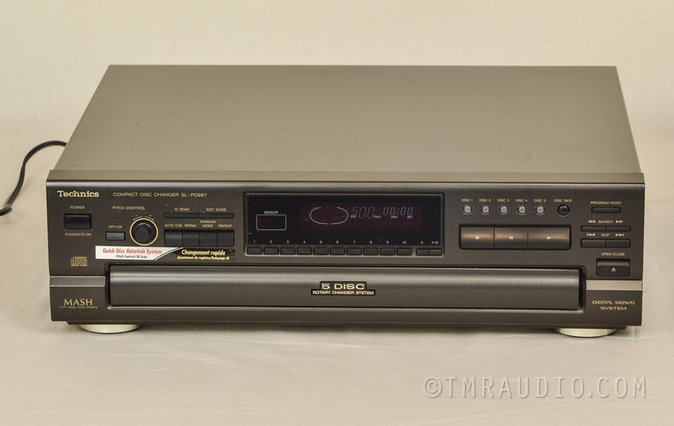 Technics SLPD987 5 Disc CD Changer / Player with Pitch Control The
