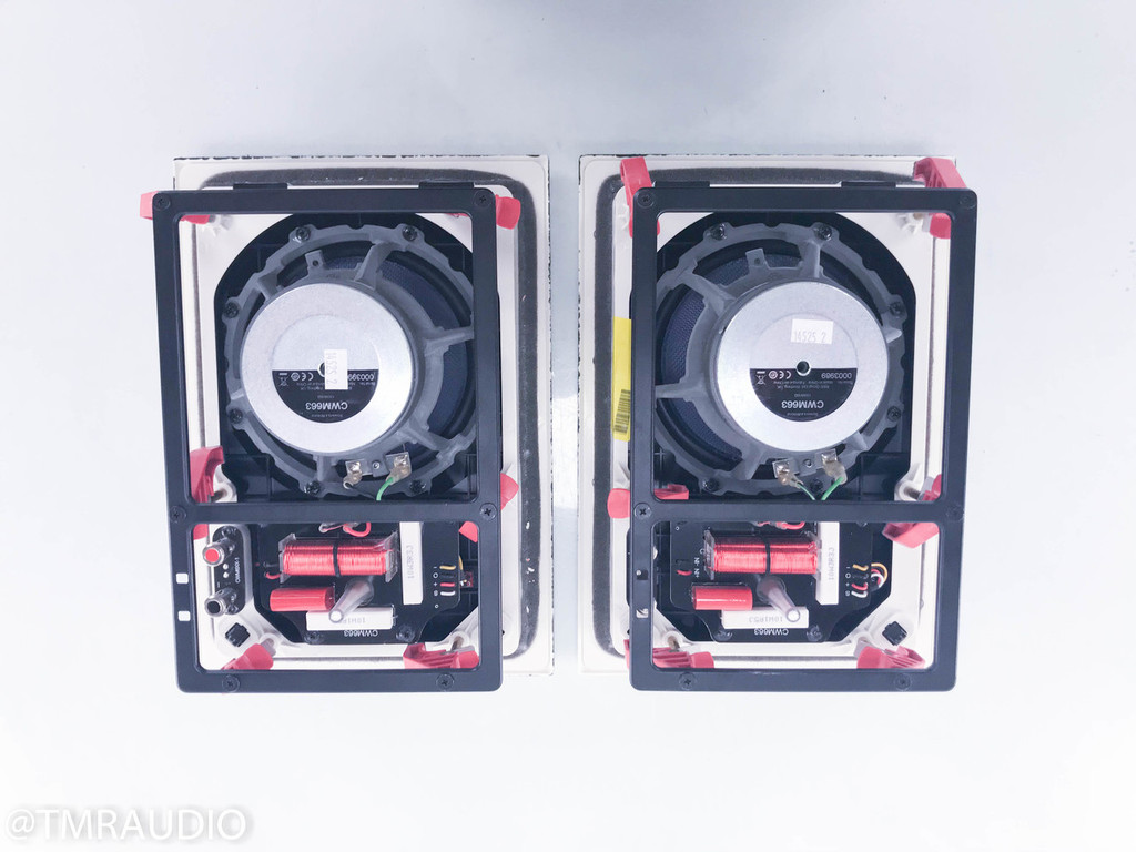 B&W CWM663 InWall Speakers; CWM663; Pair The Music Room