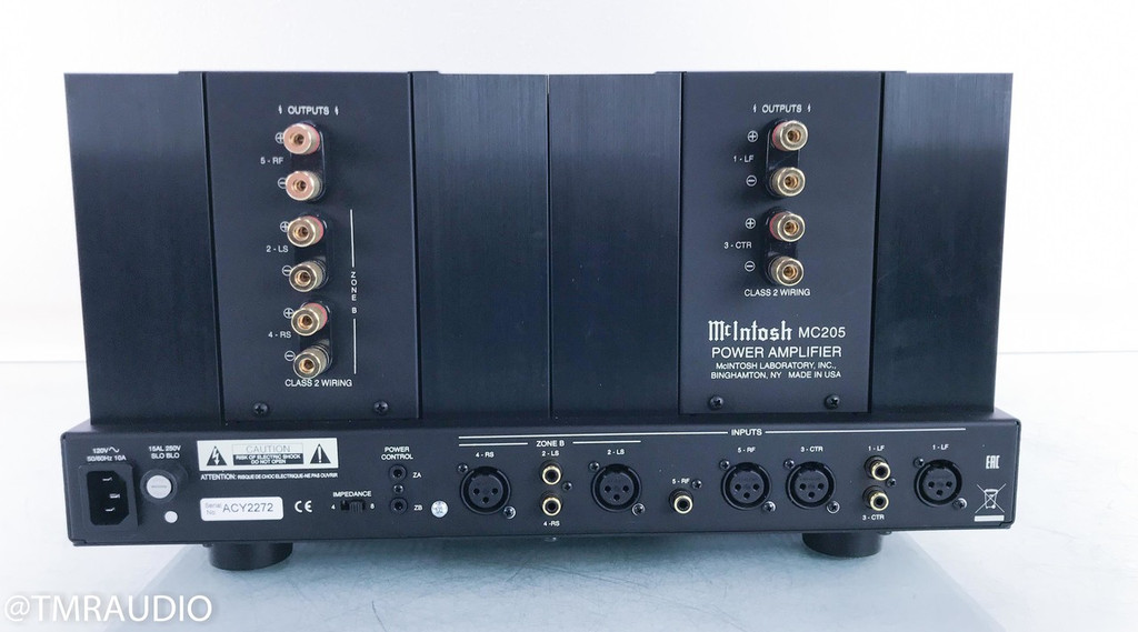 McIntosh MC205 5 Channel Power Amplifier; MC205 The Music Room