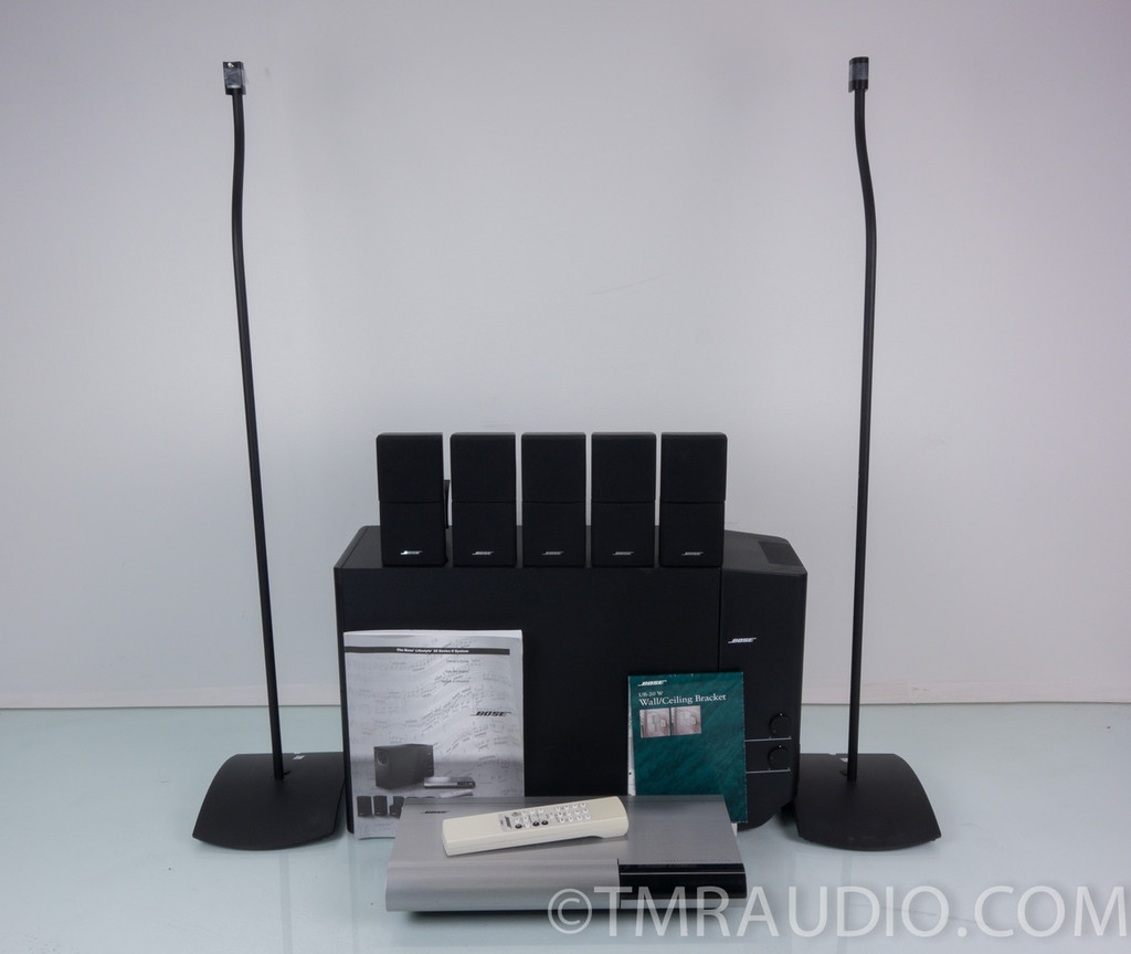 Bose Lifestyle 25 Series ii Home Theater System; w/ Stands & Wall
