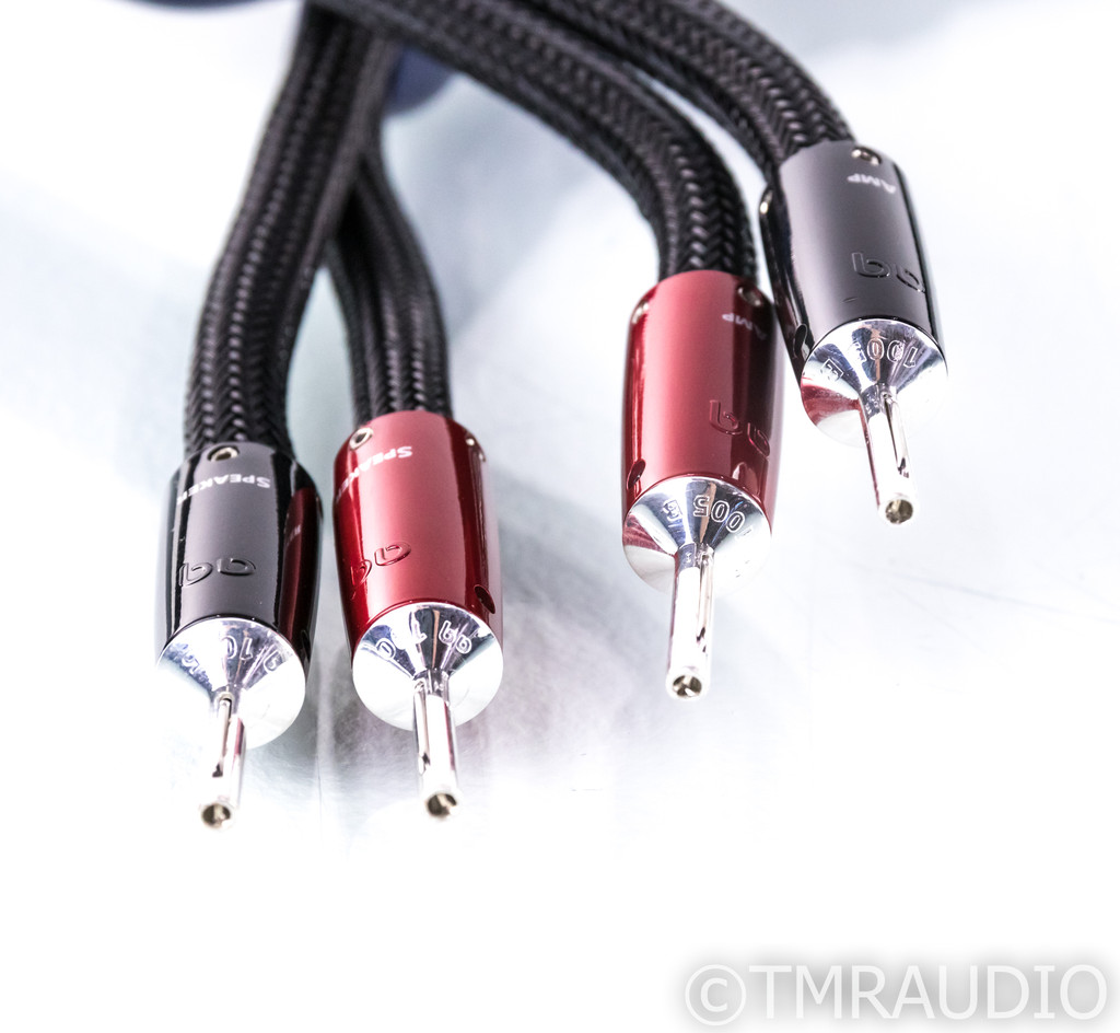 AudioQuest Thunderbird Zero Speaker Cables; 8ft Pair; 72v DBS The