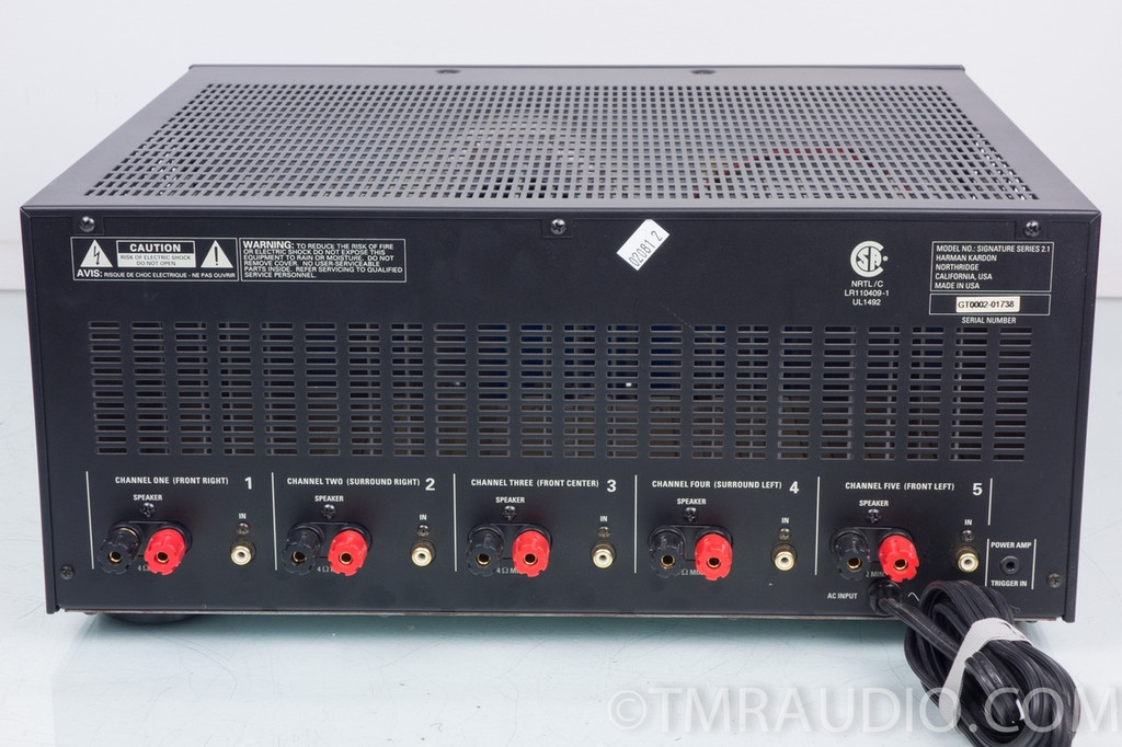 Harman Kardon Signature Series 2.1 5 Channel Power Amplifier - The ...