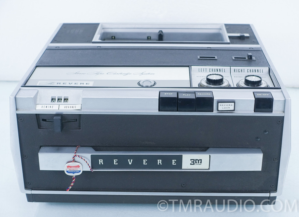 Revere M2 Vintage Tape Cartridge Player in Factory Box ASIS