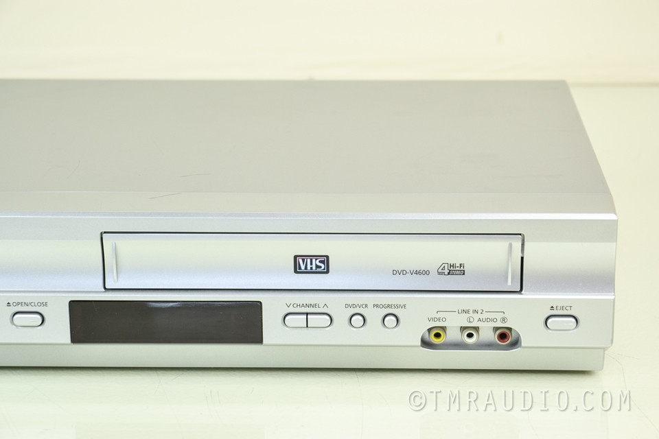 SAMSUNG DVDV4600 DVD/VCR COMBO DUAL DECK PLAYER VHS HIFI STEREO The