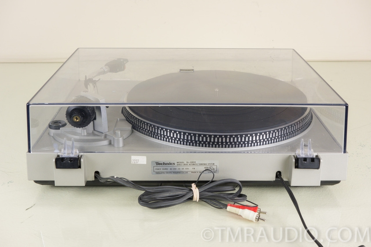 Technics SL-3300　動作品 Technics SL-3300 Direct Drive Automatic Turntable; Shure Pro