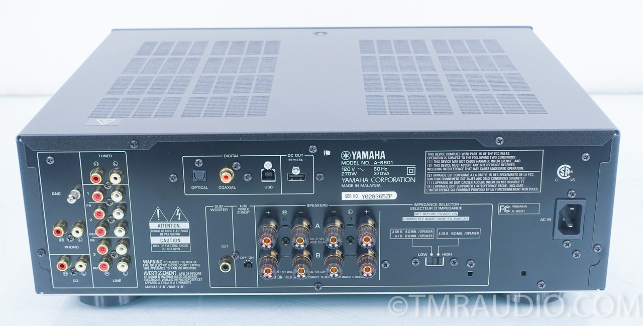 アンプ YAMAHA A-S801 ヤマハ | A-S801 - HiFiコンポーネント - 概要