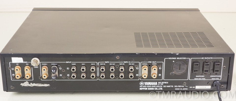 完全動作品】YAMAHA C-70 プリアンプ コントロールアンプ 美品 完全