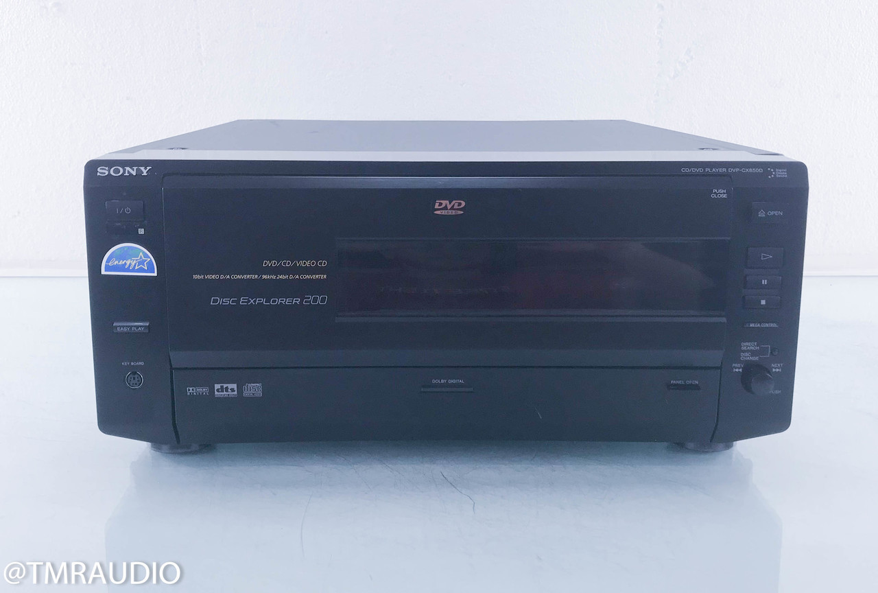 Sony DVP-CX850D 200-Disc CD/DVD Changer / Player (Remote not included)