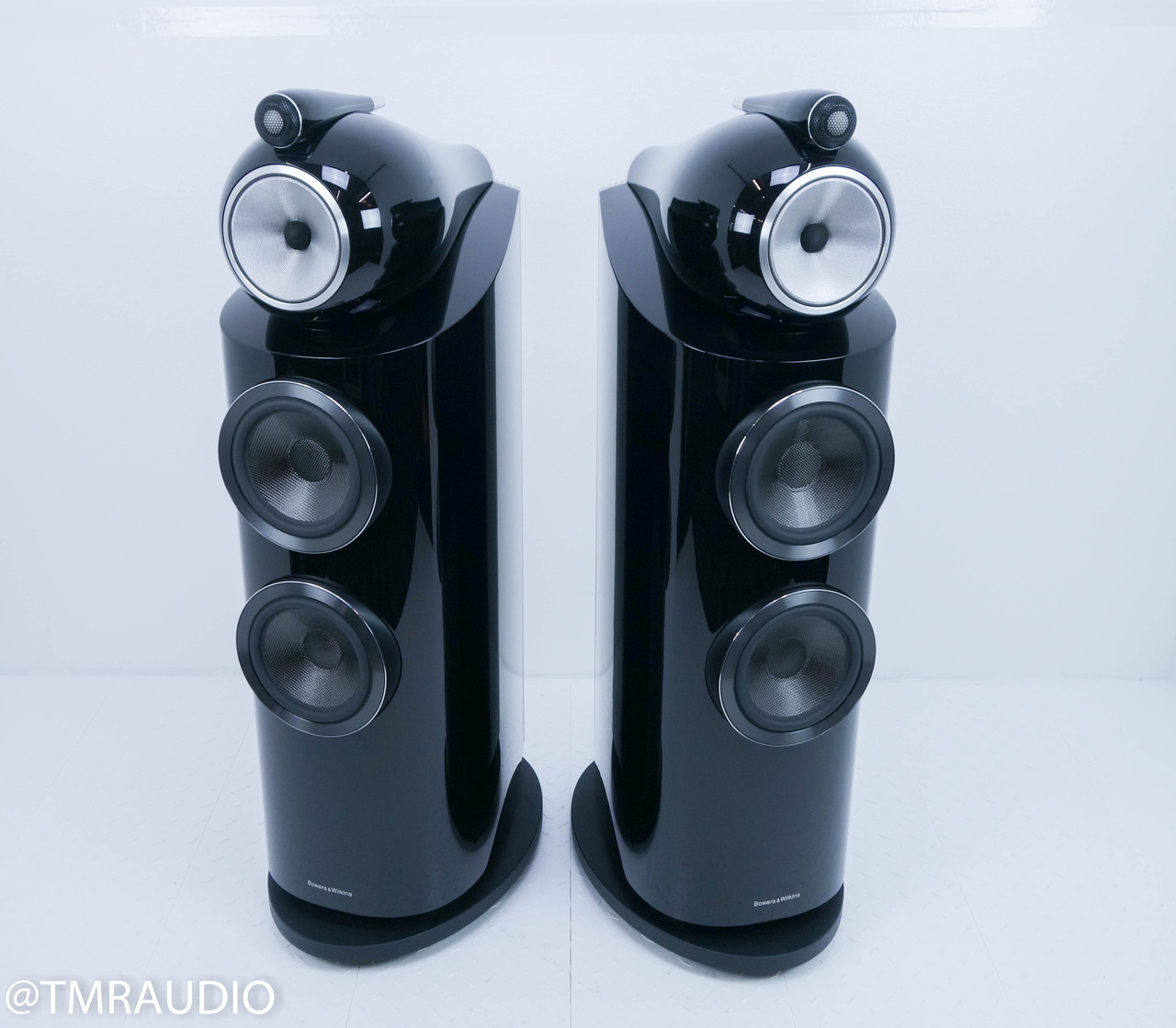 B&Ｗ　８０２ B&W 802 D2 Floorstanding Speakers; Black Pair - The Music Room
