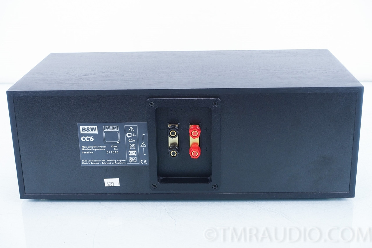 B&W CC6 センター スピーカー Bowers&Wilkins BOWERS & WILKINS B&W CC6 Center Channel Speaker - 120W 8 Ohm