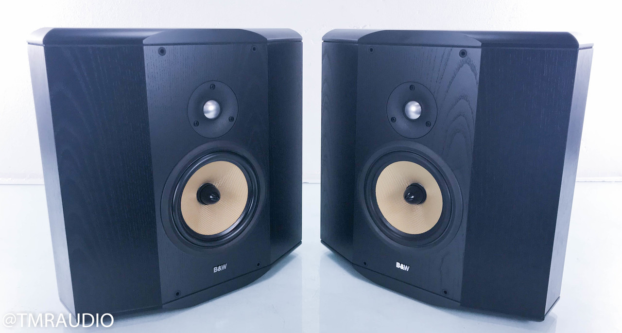 B&W CDM SNT スピーカー ペア　サラウンド B&W CDM-SNT On-Wall Surround / Satellite Speakers; Black Ash