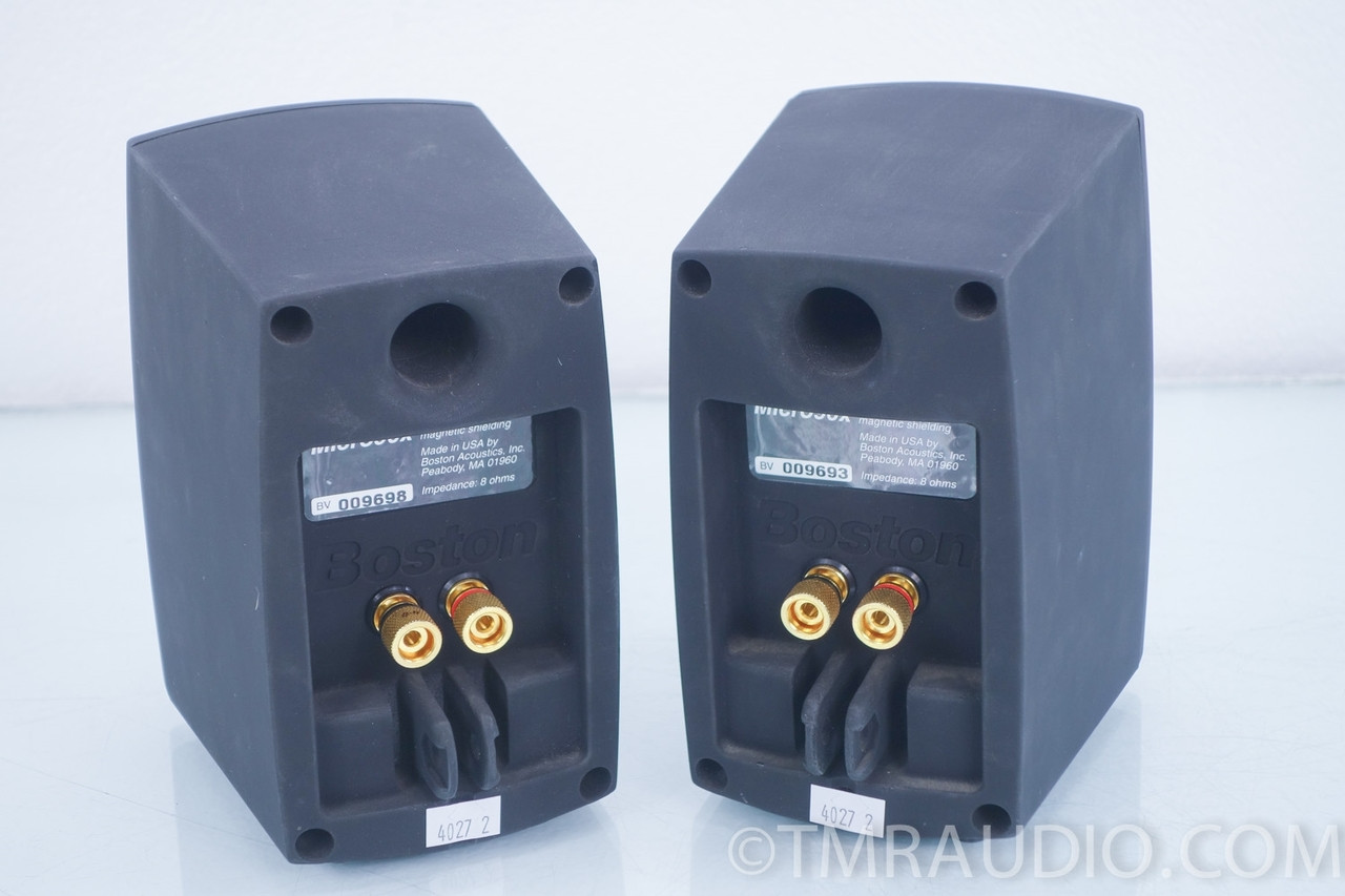 Boston Acoustics Micro90x II Compact Satellite Speakers; Nice Pair