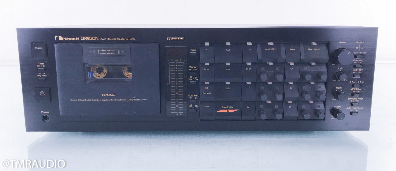 Nakamichi Dragon Vintage Cassette Deck; Tape Recorder - The