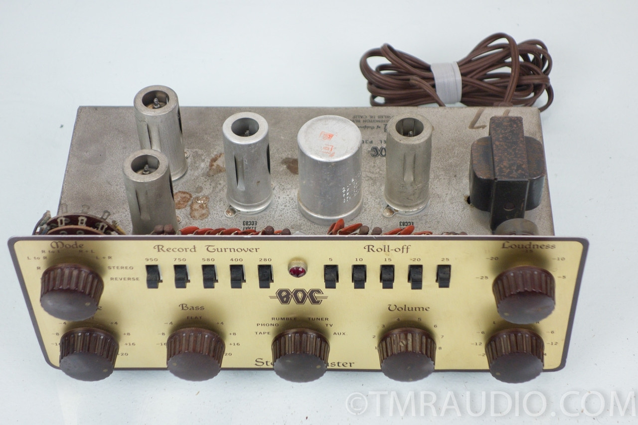 Bigg BOC P3D Preamp; Vintage Tube Preamplifier; McIntosh C8