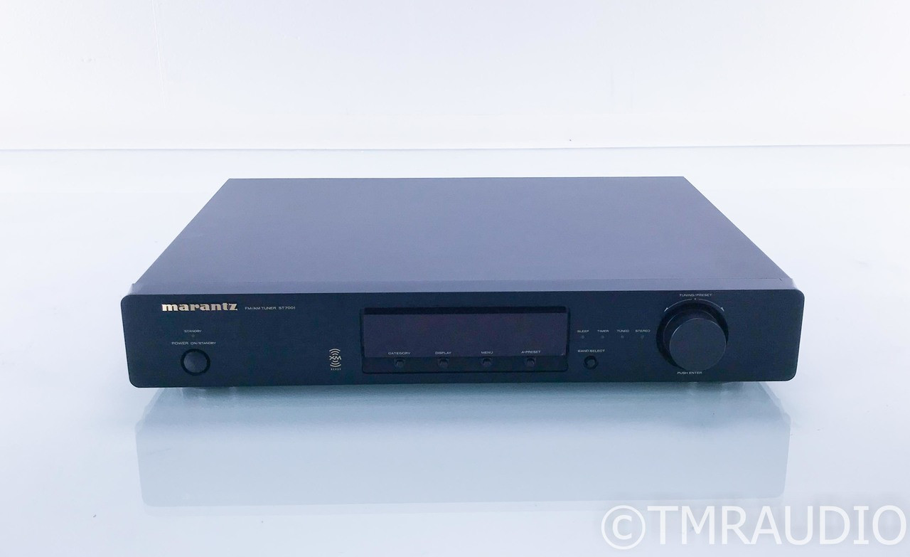 【値下げ】Marantzマランツ　チューナー　ST7001　純正リモコン付 Yahoo!オークション -「marantz st7001」(オーディオ機器) の落札相場