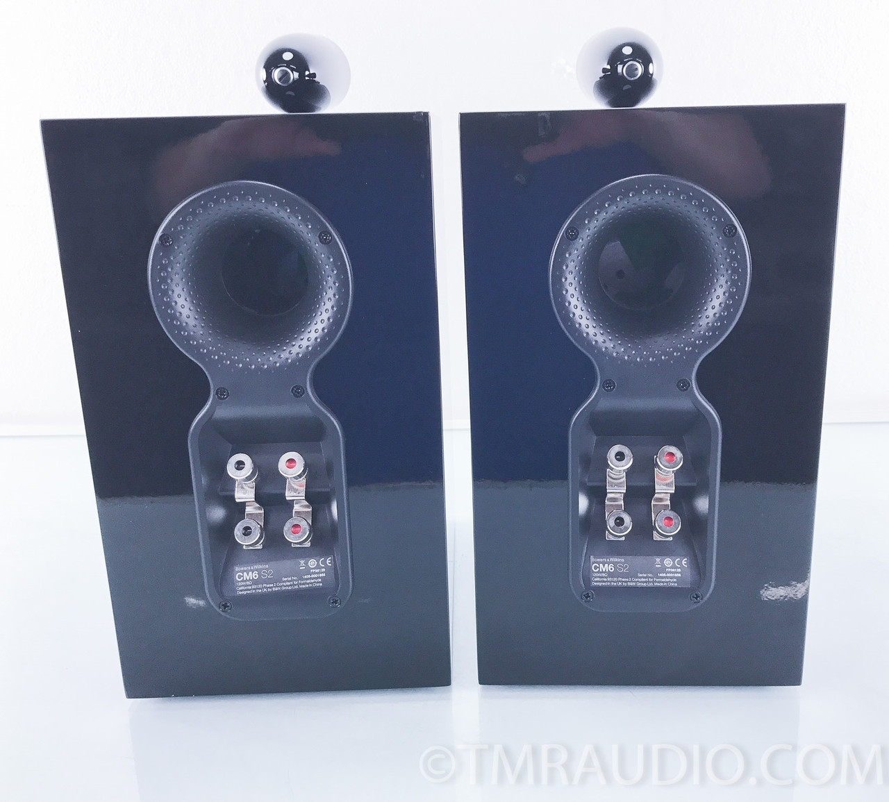 B&W CM6 S2 Bookshelf Speakers; Bowers & Wilkins; Pair - The Music Room