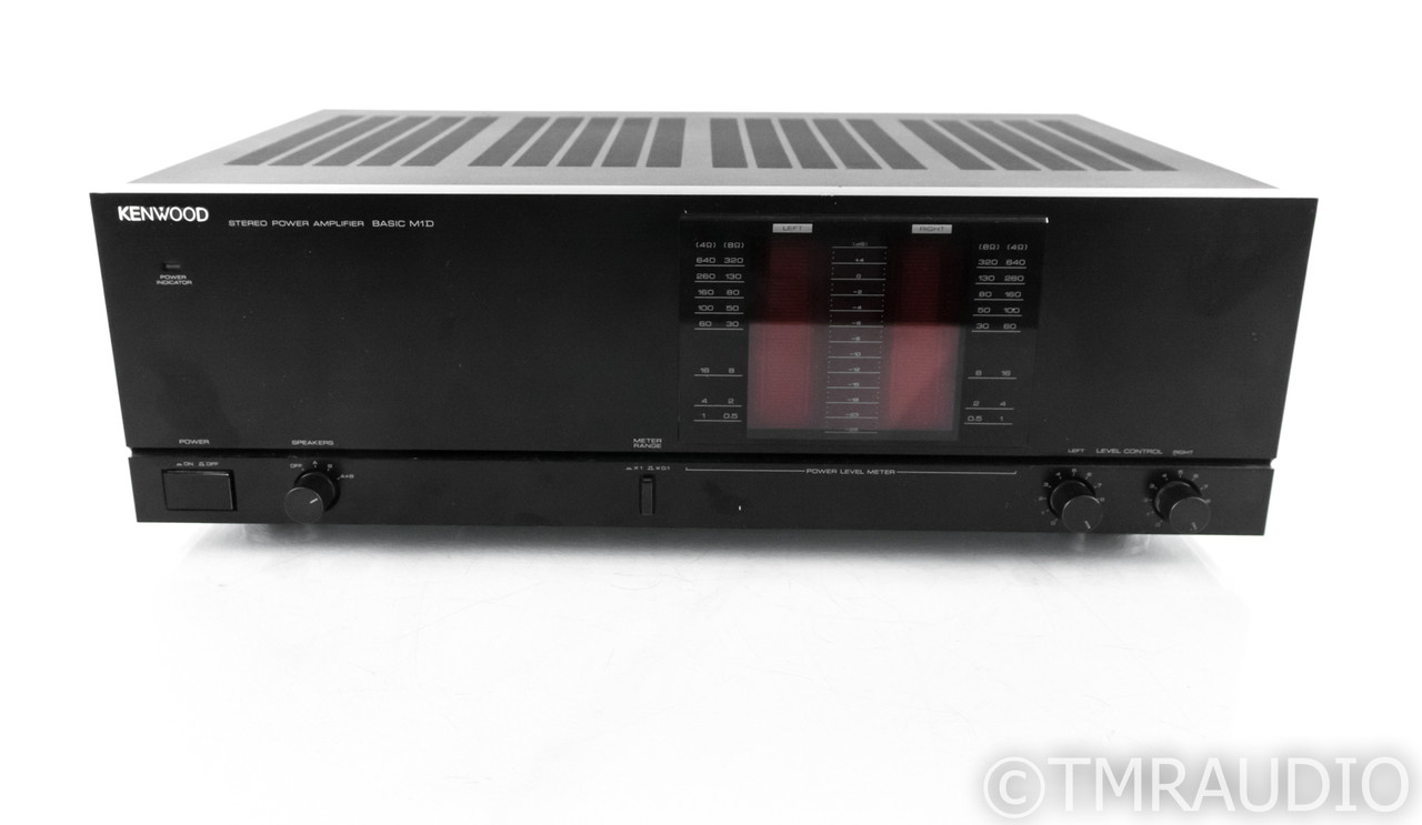 Kenwood Basic M1D Vintage Stereo Power Amplifier; M1D The Music Room