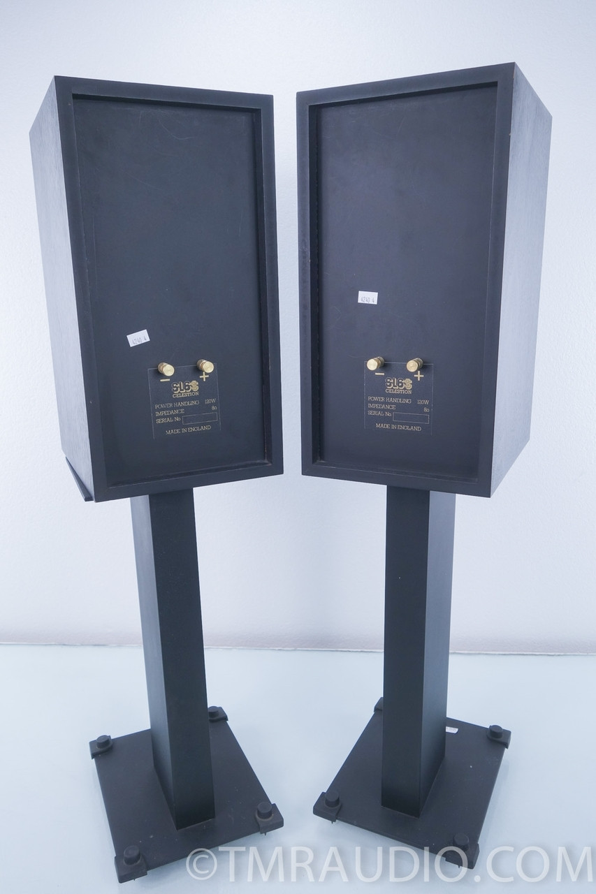 Celestion SL6S Bookshelf Speakers w/ Matching Stands AS-IS