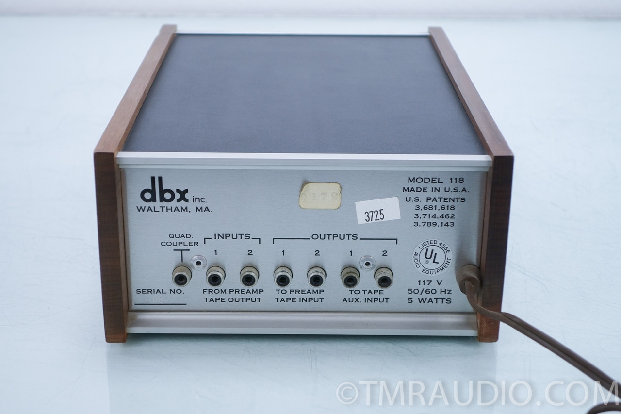dbx 118 Vintage Linear Dynamic Range Enhancer