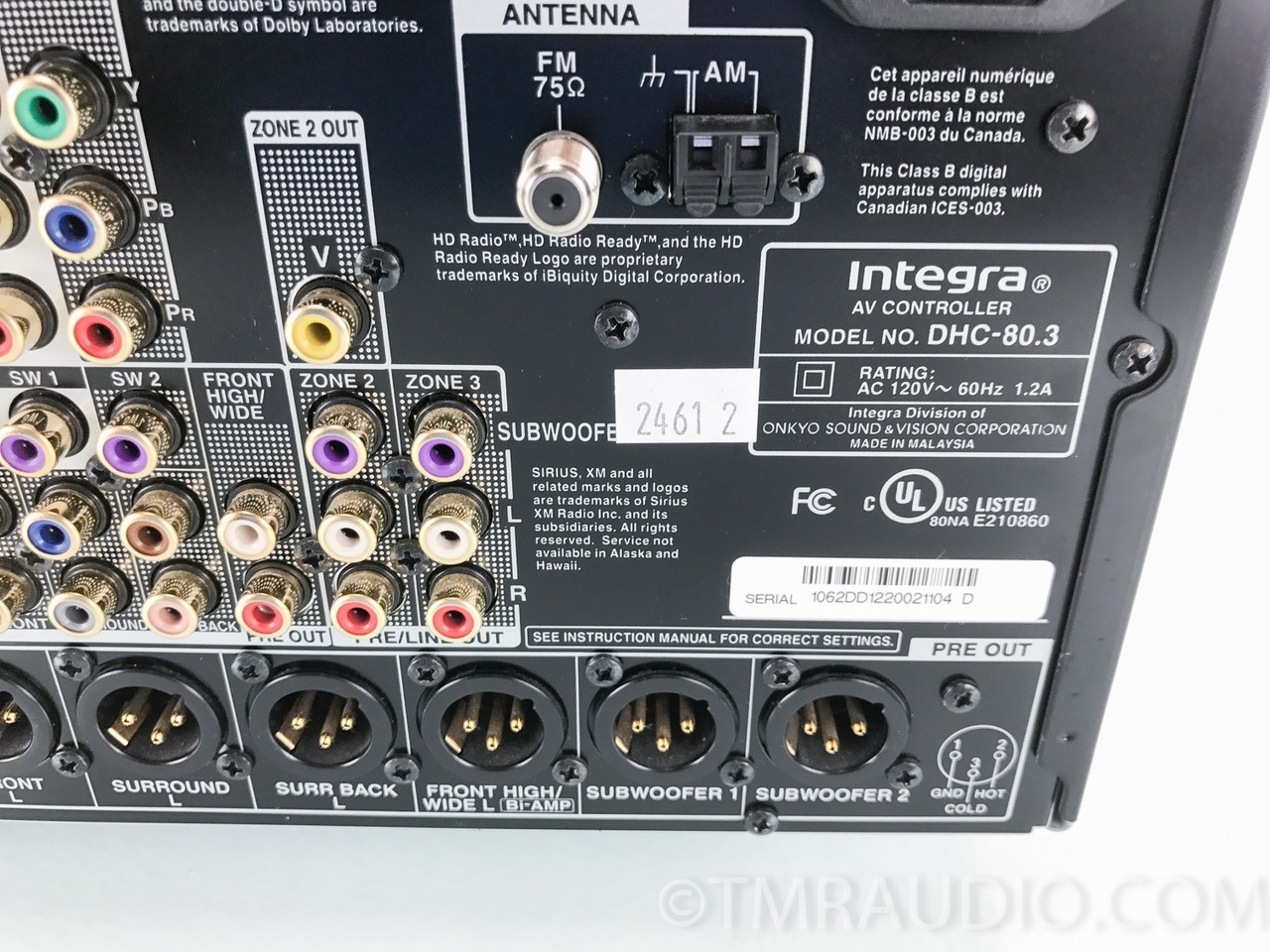 Integra DHC- 80.3 9.2 Channel Home Theater Preamplifier / Processor