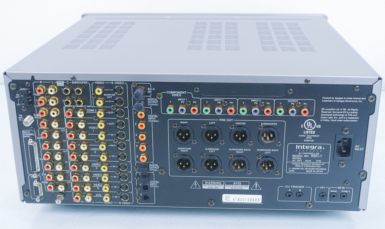 ONKYO Integra AVコントローラー RDC-7 通電確認のみ ONKYO