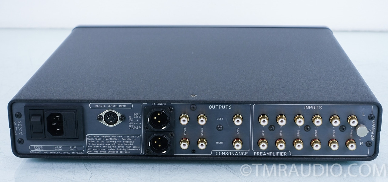 Jeff Rowland Consonance Preamplifier in Factory Box - The