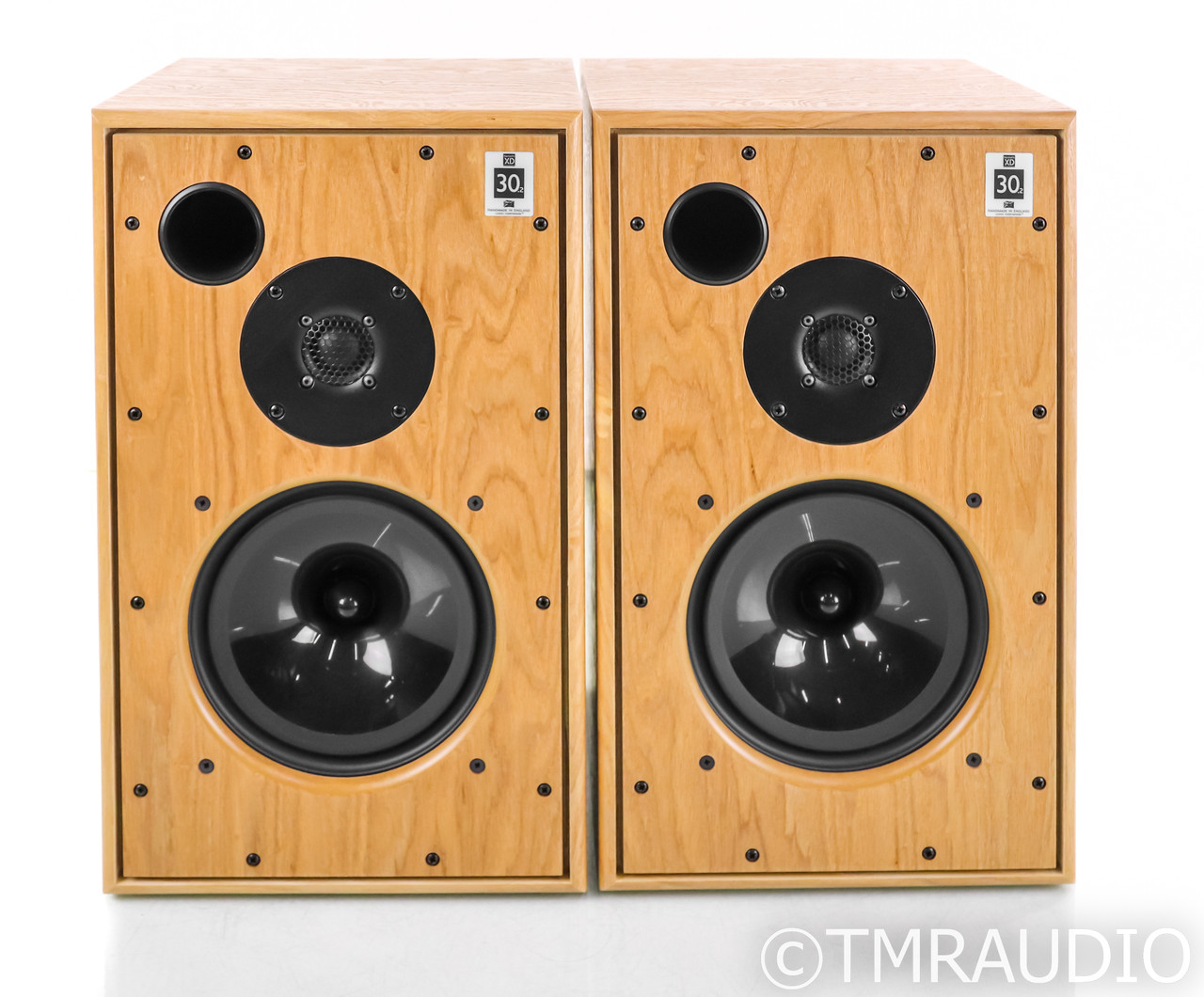Harbeth 30.2 XD Bookshelf Speakers; Tamo Ash Pair The Music Room