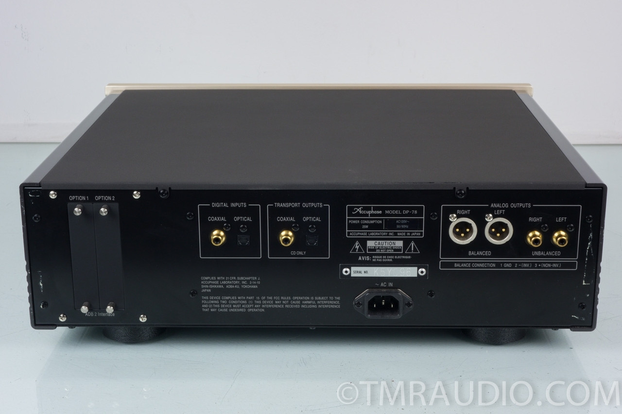 Accuphase DP-78 Reference CD / SACD Player; DAC in Factory