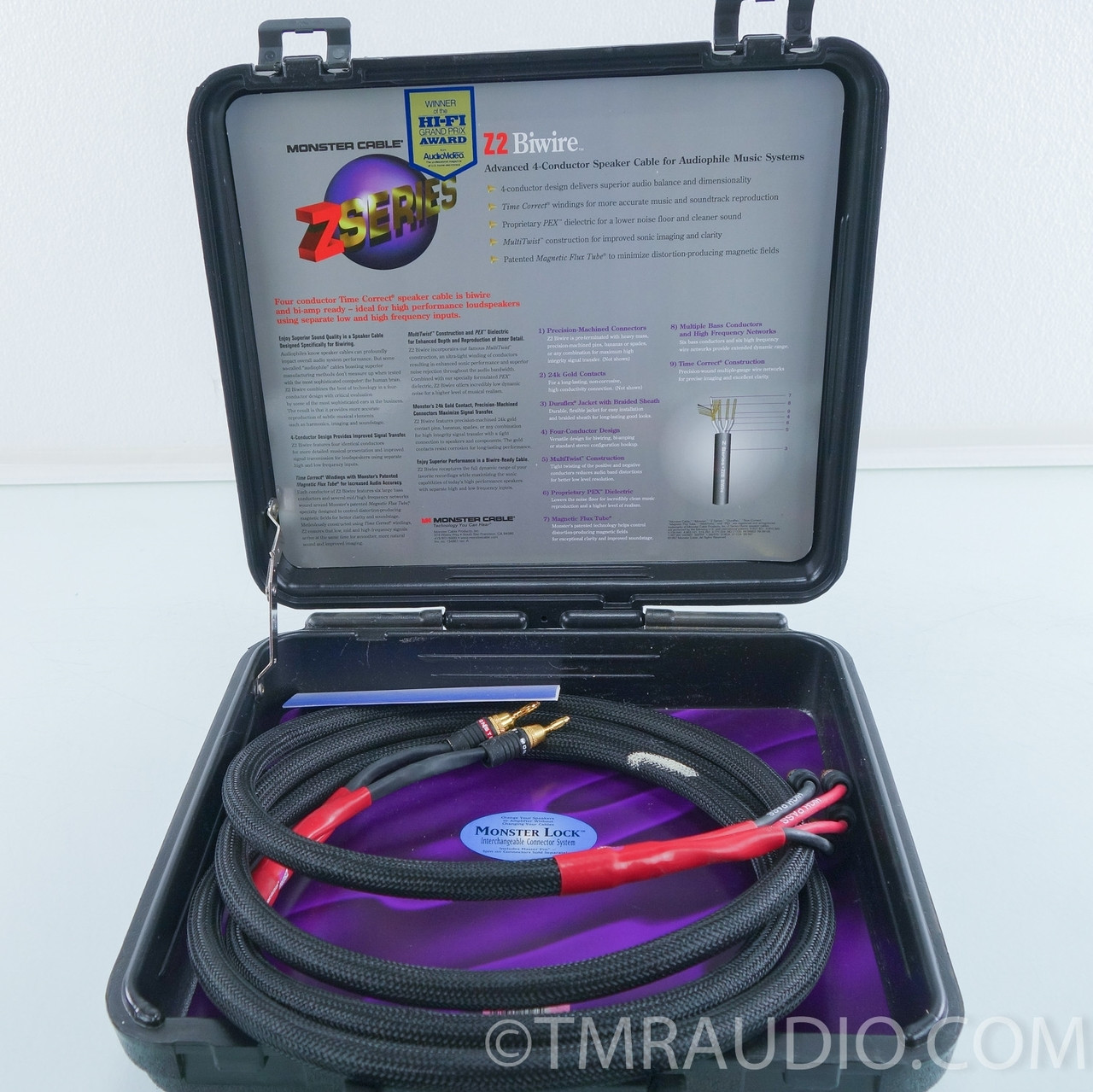 Monster Z2 Biwire Speaker Cable; 3m Single Cable - The Music Room