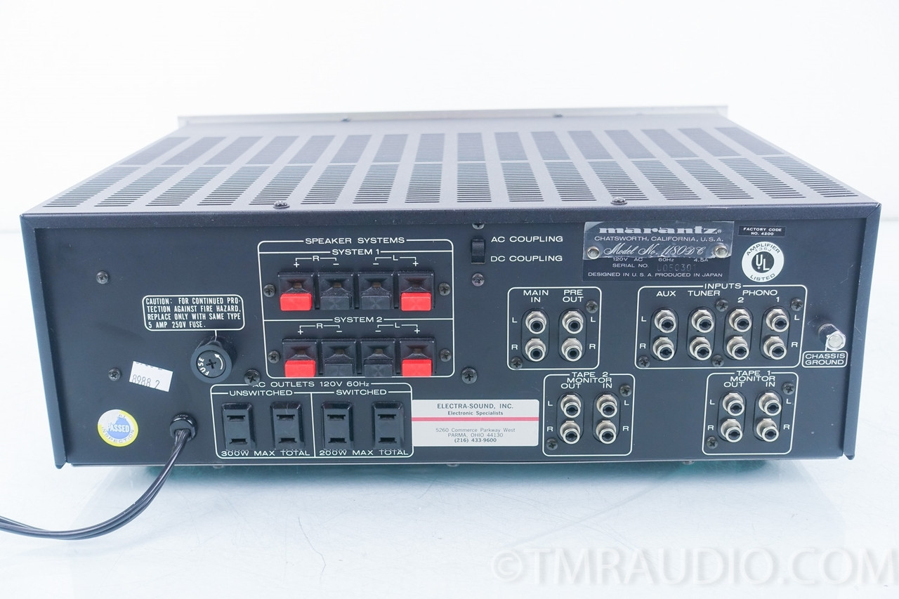 Marantz Model 1180DC Integrated Amplifier - The Music Room