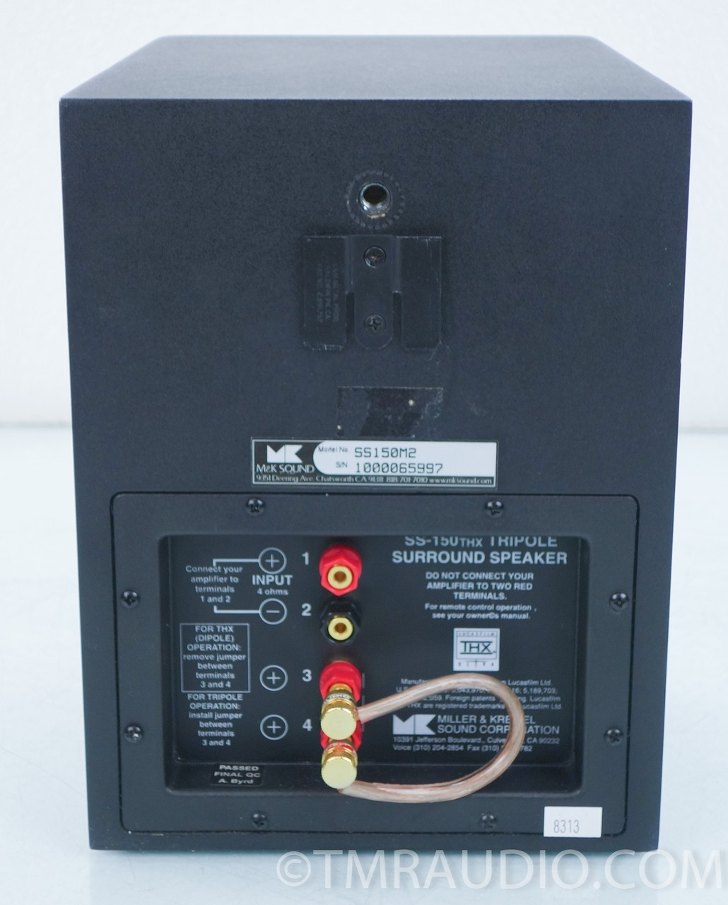 M&K SS150 THX MKII Tripole Speaker (single)