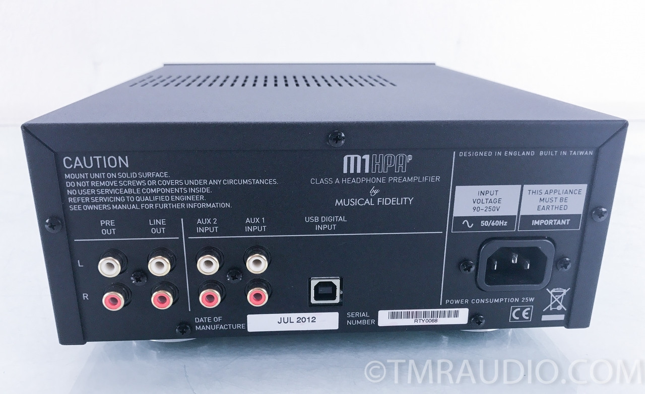 Musical Fidelity M1HPAヘッドフォンアンプ＋Zonotone（FX-AUDIO 