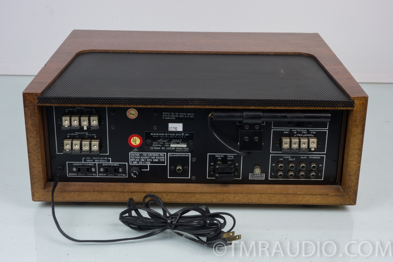 Récepteur Marantz 2245 – Vintage – Occasion – Fonctionnel