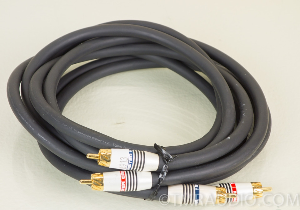 Monster Cable M1000i Audiophile Interconnects RCA Cables; 2 meter