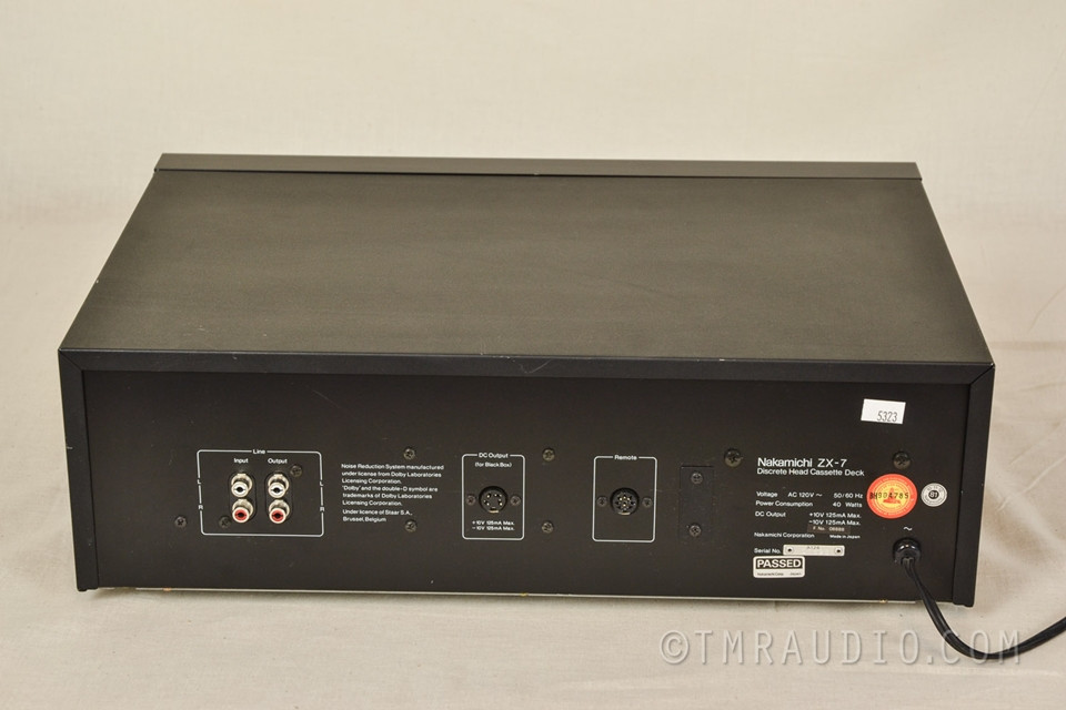 Nakamichi ZX-7 Vintage Stereo Cassette Deck Tape Recorder AS-IS