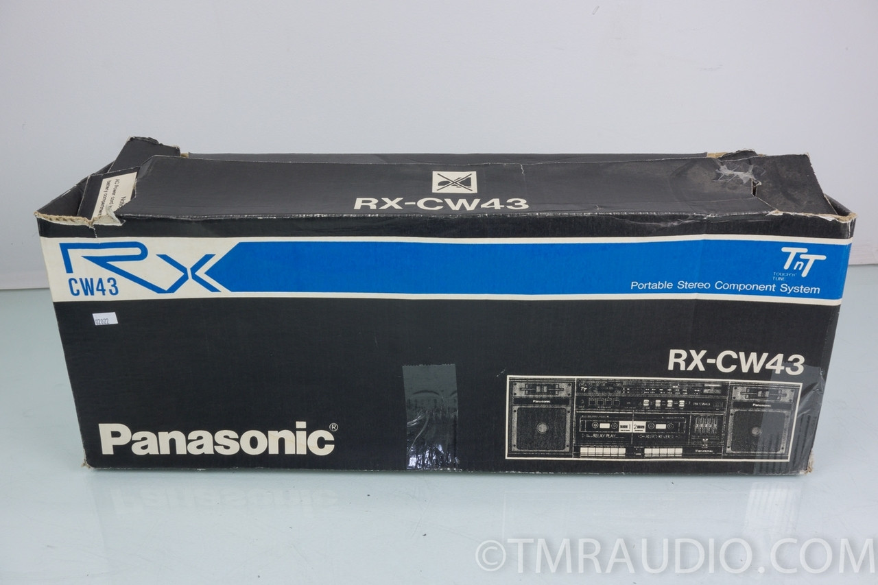 Panasonic -  Panasonic RX-CW43 Retro Boombox in Factory Box - The Music Room