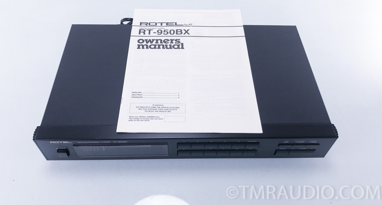 Tuner ROTEL RT-935 AX - Photo, audio & vidéo