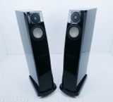Gemme Audio Katana Floorstanding Speakers; Glossy Black Pair