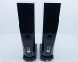 Gemme Audio Katana Floorstanding Speakers; Glossy Black Pair