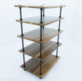 Salamander Designs A5/W Archetype Component Stand; Natural Walnut Rack