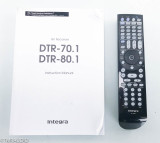 Integra DTR-80.1 9.2 Channel Home Theater Receiver; Remote; DTR80.1